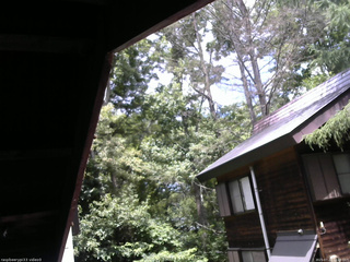 長野県菅平高原 ゆたか山荘 北側 2025/07/21 12:15