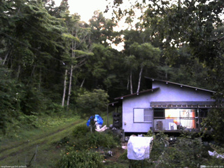 長野県菅平高原 ゆたか山荘 西側(坂上) 2025/07/23 18:45