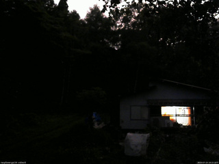 長野県菅平高原 ゆたか山荘 西側(坂上) 2025/07/23 19:15