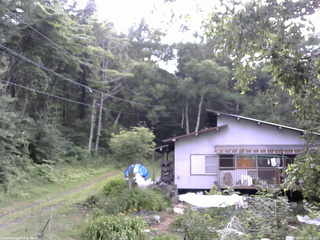 長野県菅平高原 ゆたか山荘 西側(坂上) 2025/07/24 17:30