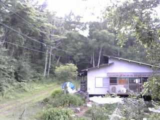 長野県菅平高原 ゆたか山荘 西側(坂上) 2025/07/24 17:45