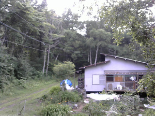 長野県菅平高原 ゆたか山荘 西側(坂上) 2025/07/24 18:15