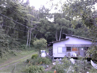 長野県菅平高原 ゆたか山荘 西側(坂上) 2025/07/30 17:45