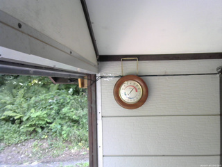 長野県菅平高原 ゆたか山荘 温度計 2025/07/30 13:45