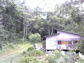 長野県菅平高原 ゆたか山荘 西側(坂上) 2025/08/01 17:00