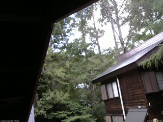 長野県菅平高原 ゆたか山荘 北側 2025/08/02 13:15