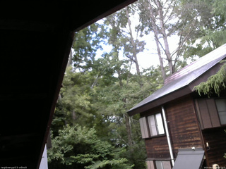 長野県菅平高原 ゆたか山荘 北側 2025/08/02 16:00