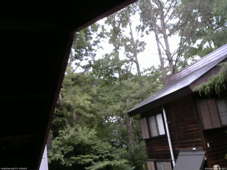 長野県菅平高原 ゆたか山荘 北側 2025/08/02 17:00