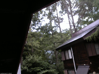 長野県菅平高原 ゆたか山荘 北側 2025/08/02 18:15