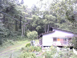 長野県菅平高原 ゆたか山荘 西側(坂上) 2025/08/02 07:45