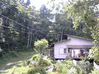 長野県菅平高原 ゆたか山荘 西側(坂上) 2025/08/03 15:15