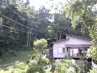 長野県菅平高原 ゆたか山荘 西側(坂上) 2025/08/03 15:30