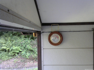 長野県菅平高原 ゆたか山荘 温度計 2025/08/04 15:45