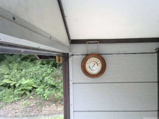 長野県菅平高原 ゆたか山荘 温度計 2025/08/05 09:15