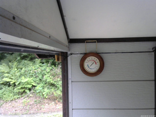 長野県菅平高原 ゆたか山荘 温度計 2025/08/05 14:15