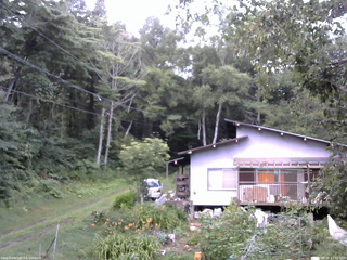 長野県菅平高原 ゆたか山荘 西側(坂上) 2025/08/06 17:30