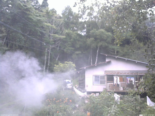 長野県菅平高原 ゆたか山荘 西側(坂上) 2025/08/07 17:30