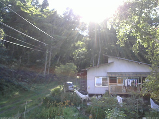 長野県菅平高原 ゆたか山荘 西側(坂上) 2025/08/08 16:15