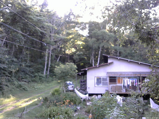 長野県菅平高原 ゆたか山荘 西側(坂上) 2025/08/08 16:45