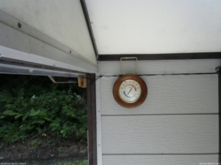 長野県菅平高原 ゆたか山荘 温度計 2025/08/08 09:15