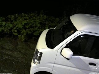 長野県菅平高原 ゆたか山荘 駐車場 2025/08/08 19:15