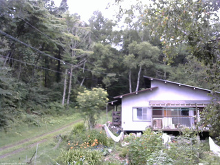 長野県菅平高原 ゆたか山荘 西側(坂上) 2025/08/14 12:15