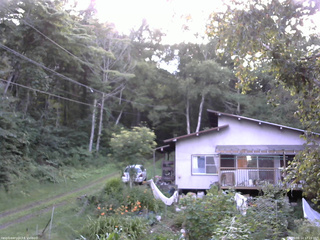 長野県菅平高原 ゆたか山荘 西側(坂上) 2025/08/14 17:15