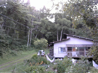 長野県菅平高原 ゆたか山荘 西側(坂上) 2025/08/14 17:45