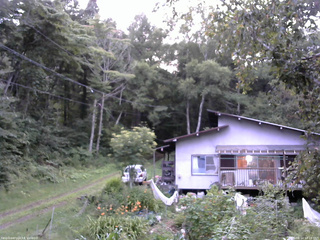 長野県菅平高原 ゆたか山荘 西側(坂上) 2025/08/14 18:15