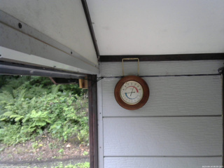 長野県菅平高原 ゆたか山荘 温度計 2025/08/14 06:00