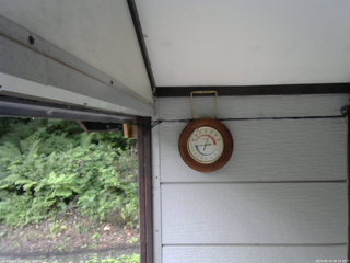 長野県菅平高原 ゆたか山荘 温度計 2025/08/14 06:15