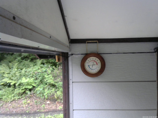 長野県菅平高原 ゆたか山荘 温度計 2025/08/14 06:30