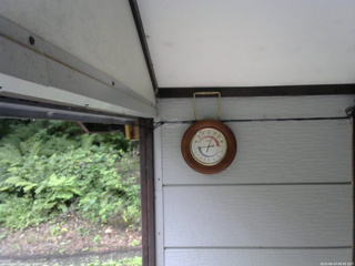 長野県菅平高原 ゆたか山荘 温度計 2025/08/14 06:45