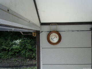 長野県菅平高原 ゆたか山荘 温度計 2025/08/14 08:30