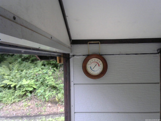 長野県菅平高原 ゆたか山荘 温度計 2025/08/14 09:45