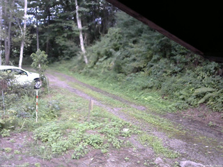 長野県菅平高原 ゆたか山荘 東側(坂下) 2025/08/18 17:30