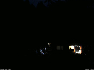 長野県菅平高原 ゆたか山荘 西側(坂上) 2025/08/20 19:00