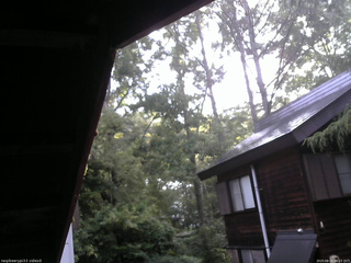 長野県菅平高原 ゆたか山荘 北側 2025/08/21 06:15