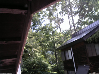 長野県菅平高原 ゆたか山荘 北側 2025/08/21 08:15