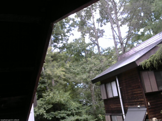 長野県菅平高原 ゆたか山荘 北側 2025/08/21 12:15