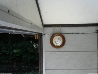 長野県菅平高原 ゆたか山荘 温度計 2025/08/21 09:15