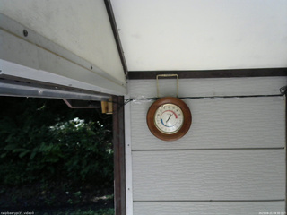 長野県菅平高原 ゆたか山荘 温度計 2025/08/21 09:30