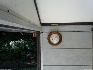 長野県菅平高原 ゆたか山荘 温度計 2025/08/21 09:45