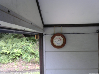 長野県菅平高原 ゆたか山荘 温度計 2025/08/21 16:00