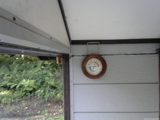 長野県菅平高原 ゆたか山荘 温度計 2025/08/25 06:45