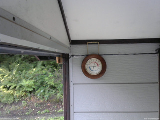 長野県菅平高原 ゆたか山荘 温度計 2025/08/27 06:30