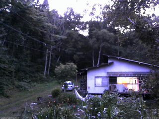 長野県菅平高原 ゆたか山荘 西側(坂上) 2025/08/28 18:30