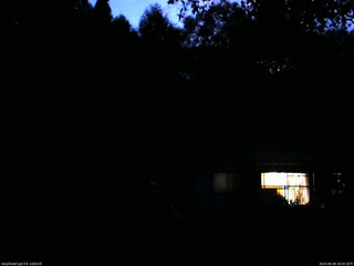 長野県菅平高原 ゆたか山荘 西側(坂上) 2025/08/29 18:45