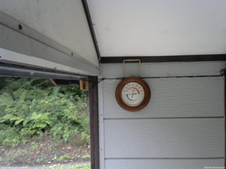 長野県菅平高原 ゆたか山荘 温度計 2025/08/29 06:30