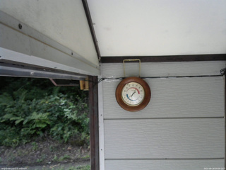 長野県菅平高原 ゆたか山荘 温度計 2025/08/29 09:30